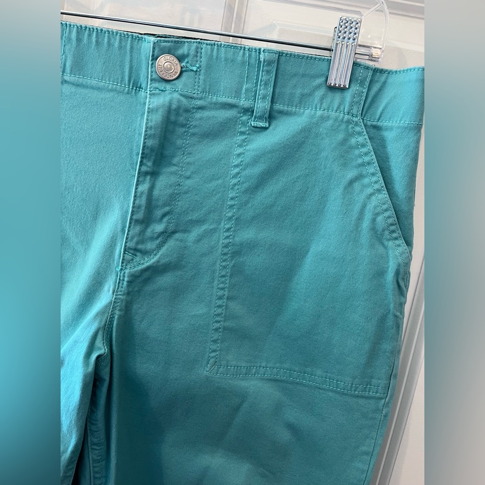 Gloria Vanderbilt Turquoise Capri Size 12 - Picture 3 of 5
